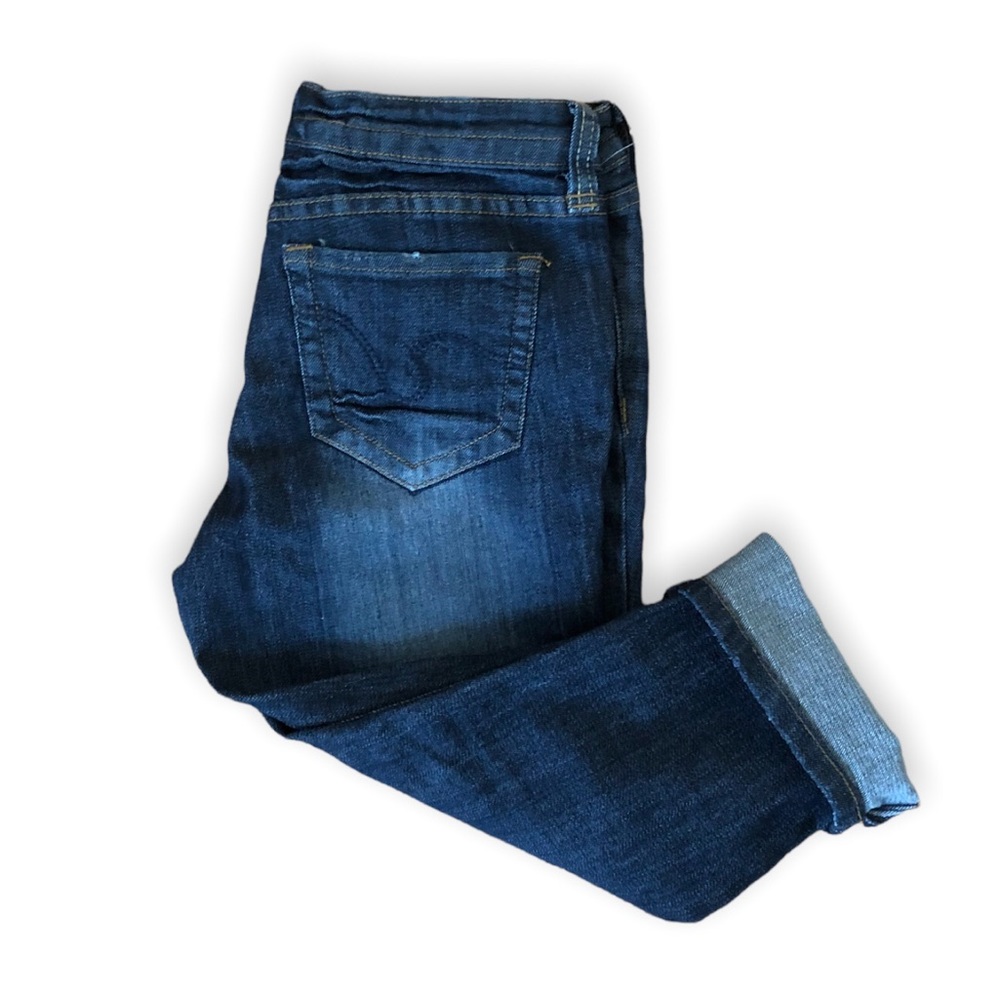 NWT Charlotte Russe | Sexy Cuffed Cropped Jeans | size 8